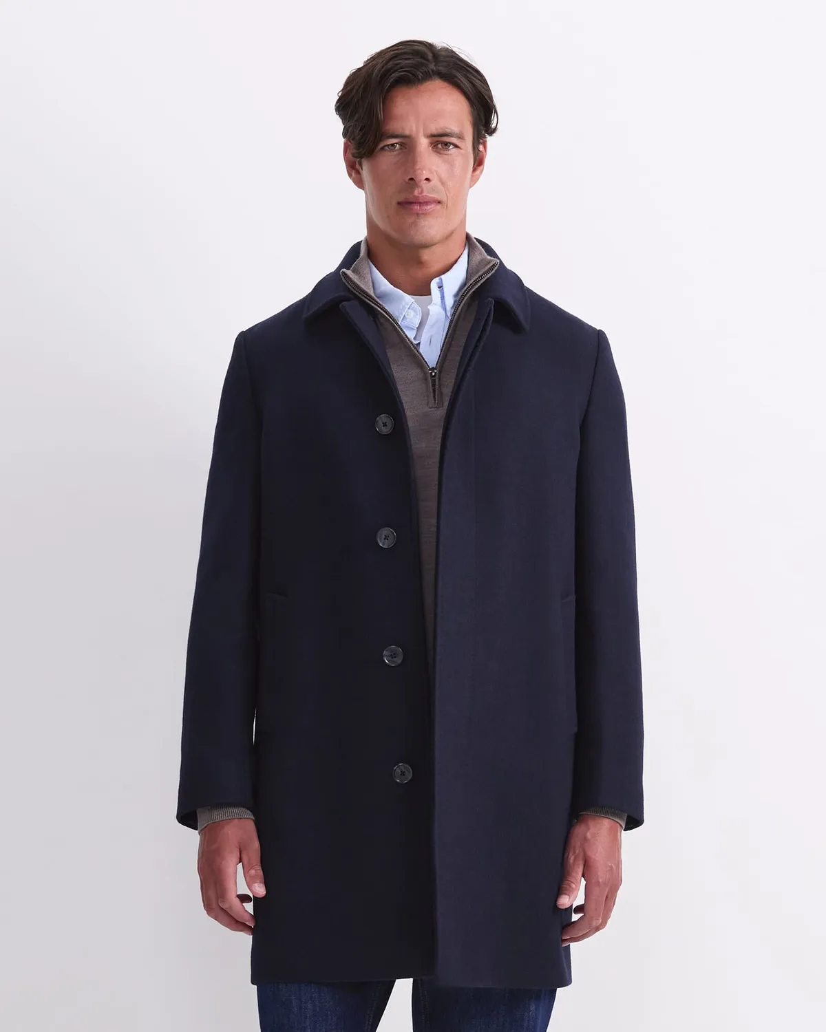 Sportscraft Micah Double Faced cappotto lana check