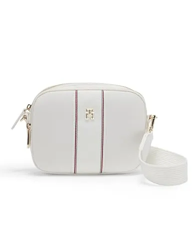 Tommy Hilfiger Poppy Camera Bag borsa tracolla ecru larga