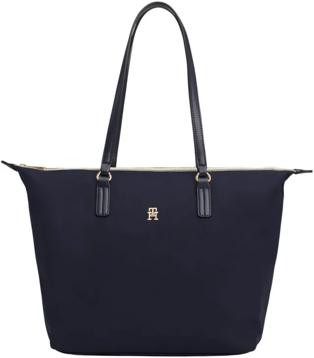 Tommy Hilfiger Poppy borsa tote donna con zip nera