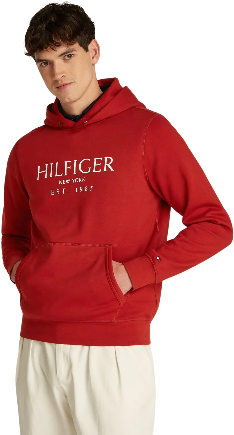 Tommy Hilfiger felpa cappuccio marsupio uomo 3XL Plus nera