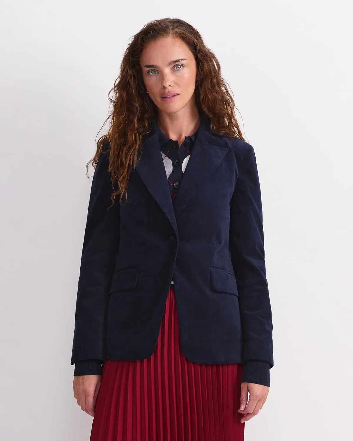 Sportscraft Thea blazer velluto cotone elasticizzato