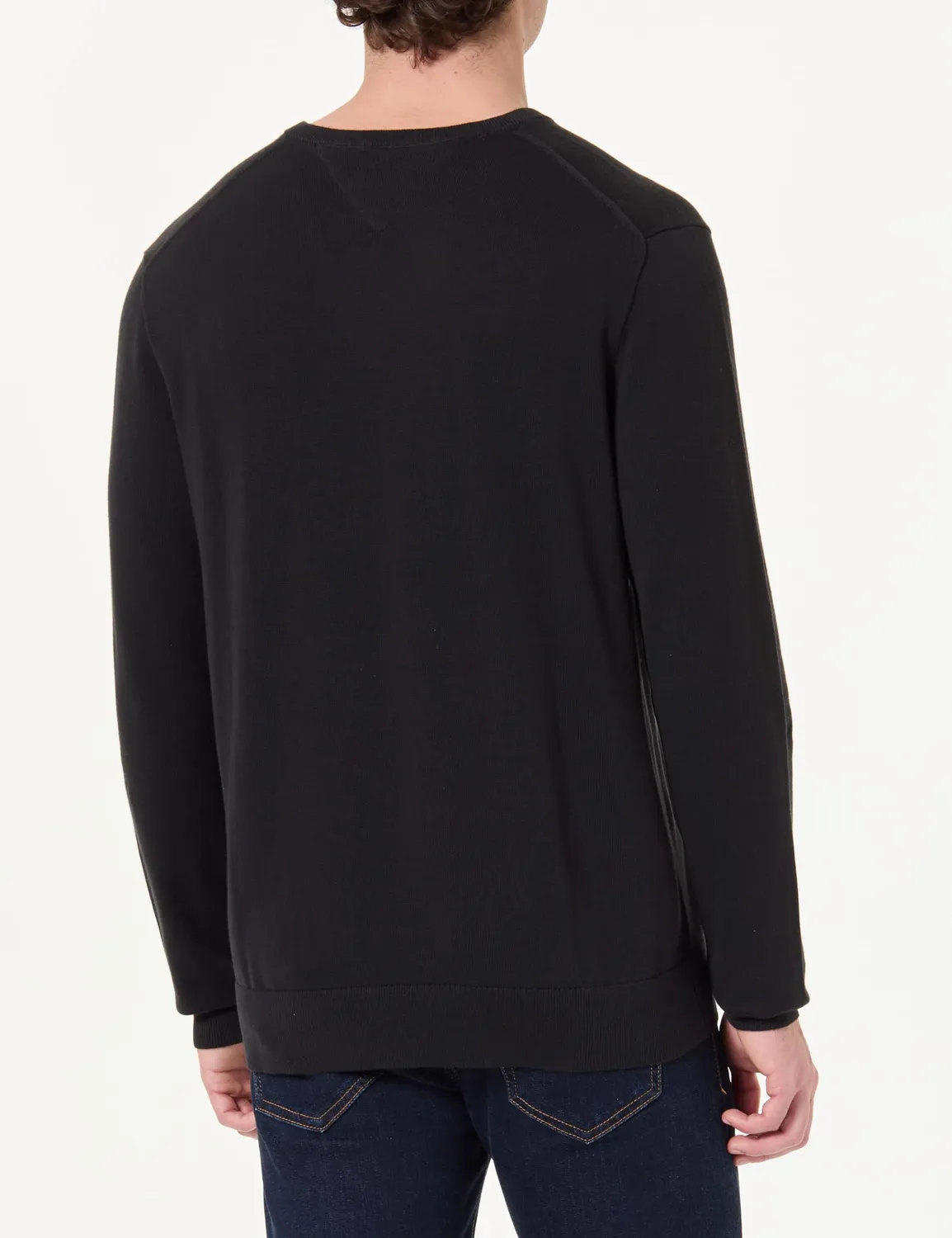 Tommy Hilfiger Essential Cotton V Neck maglione XXL nero