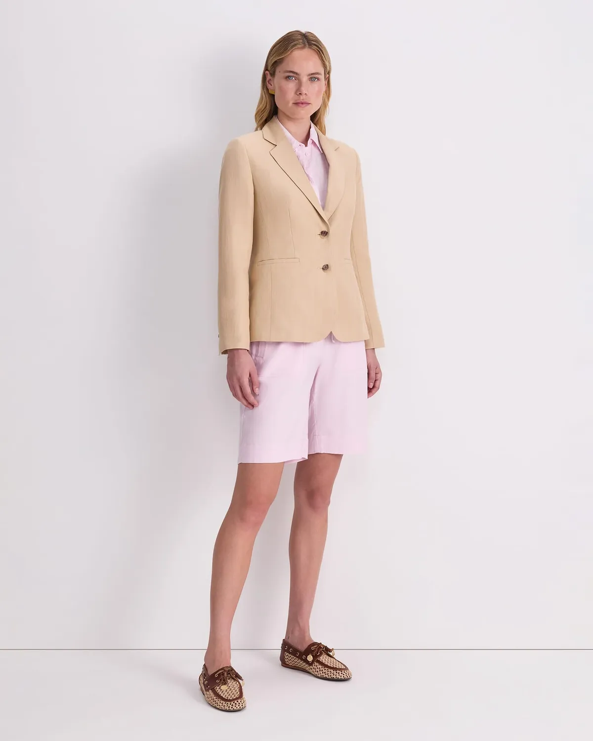 Sportscraft Sloane Textured Linen Blazer giacca lino