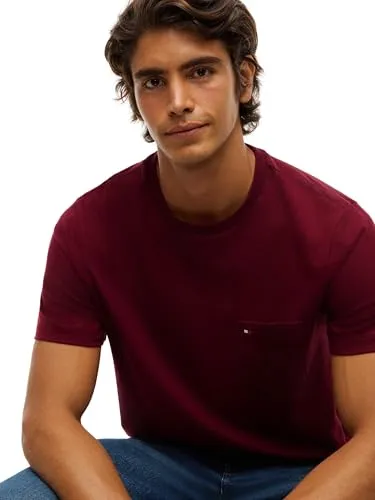 Tommy Hilfiger Essential Solid Pocket Tee MW0MW37283 maglietta L cotone