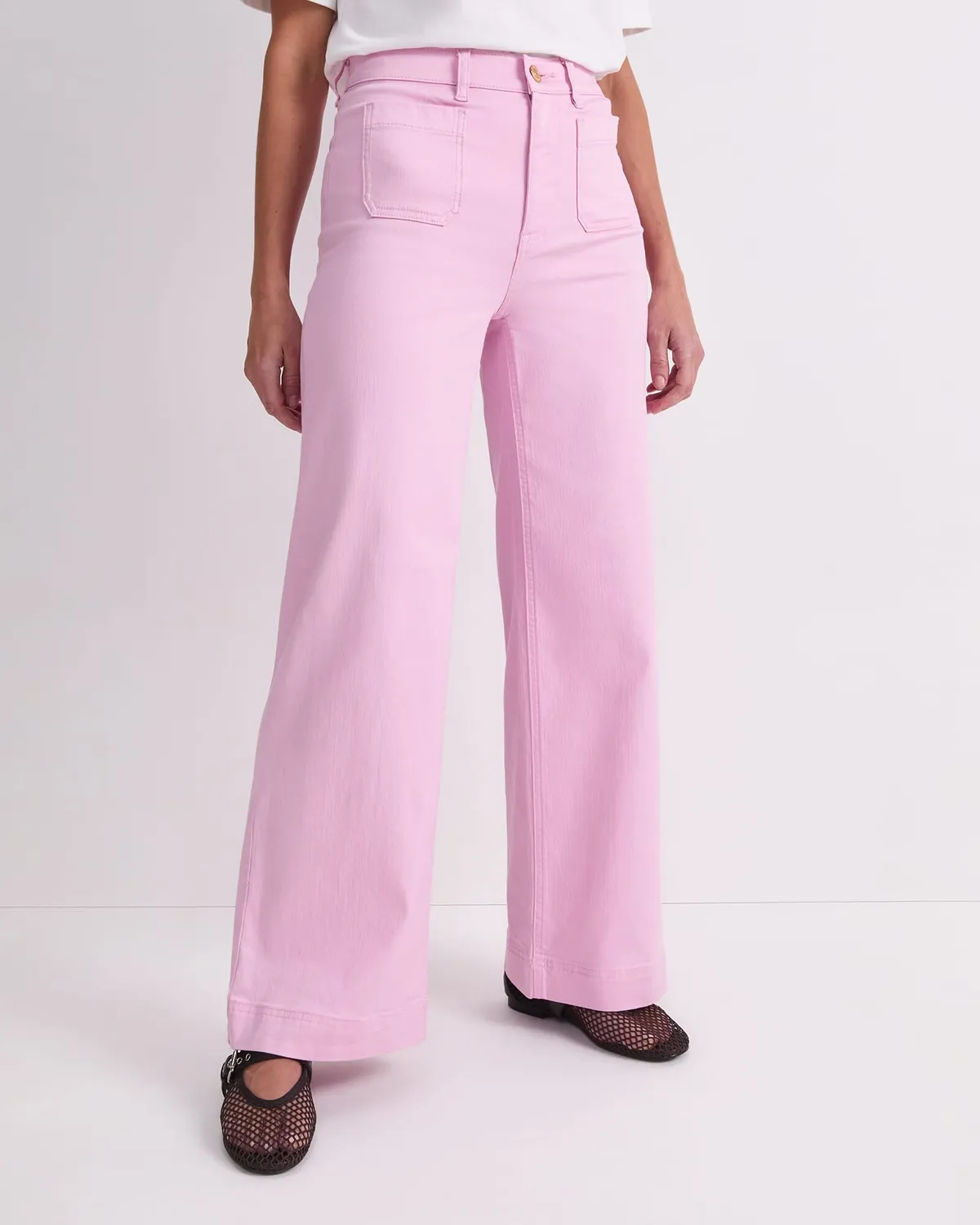 Sportscraft Nili Wide Leg Jean jeans donna spigato