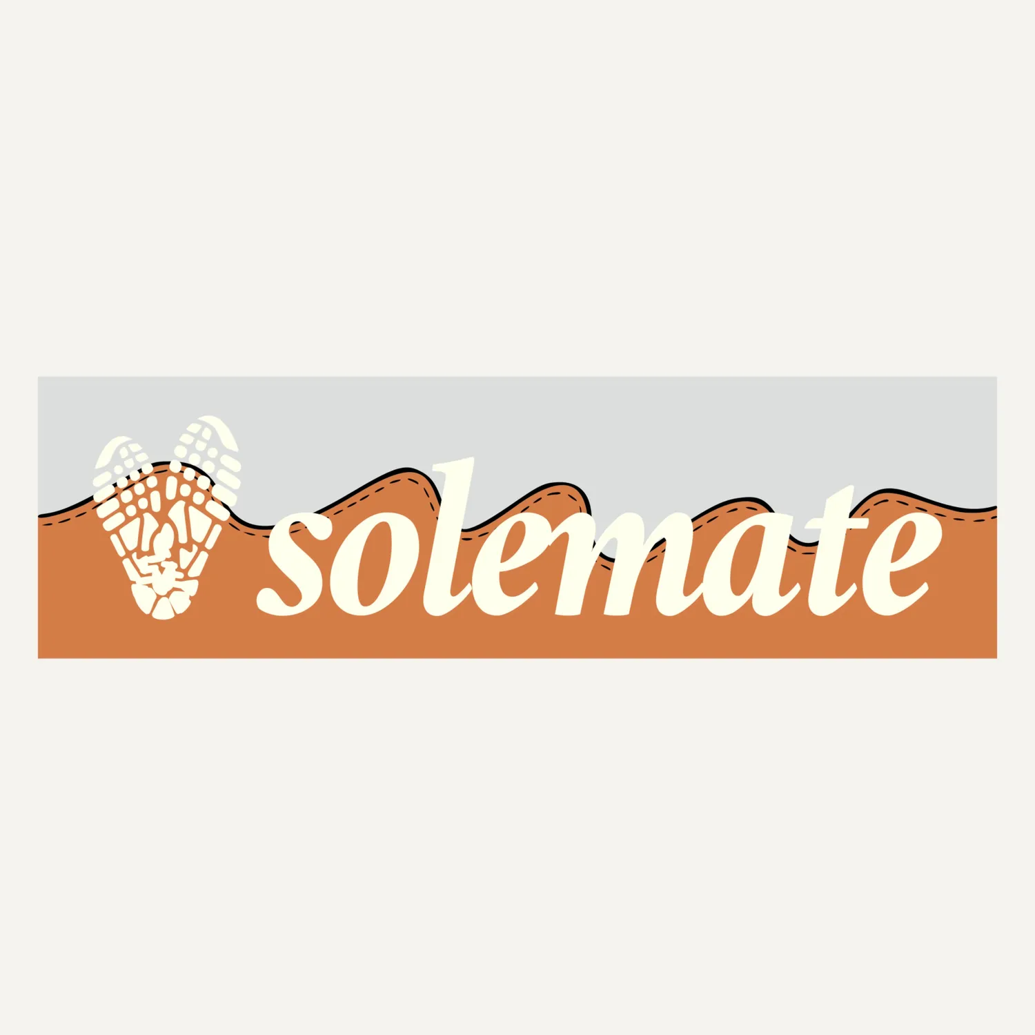 Solemate Wave Monarch Box Logo maglietta off white cotone bio