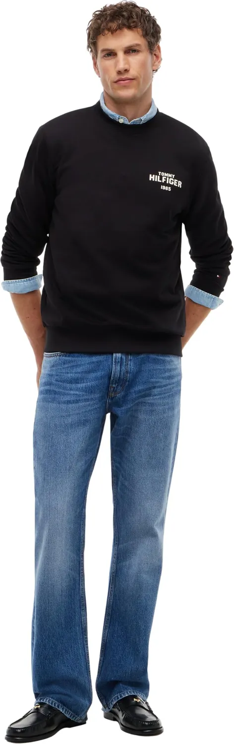 Tommy Hilfiger 1985 Felpa Uomo M Terry Girocollo Cotone