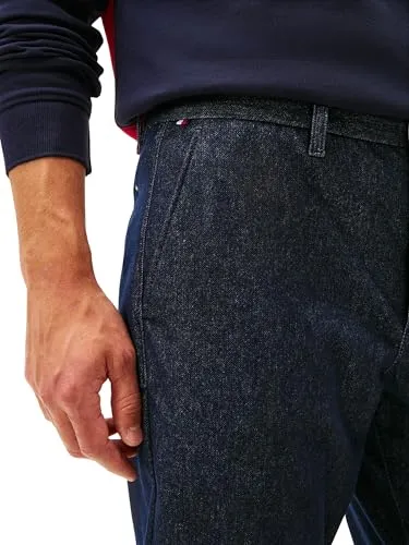 Tommy Hilfiger Denton chino uomo blu straight fit 40W/36L