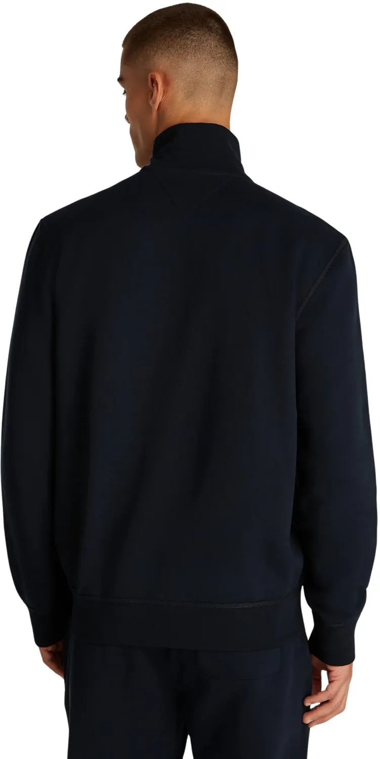 Tommy Hilfiger Essential Fleece felpa uomo zip collo alto