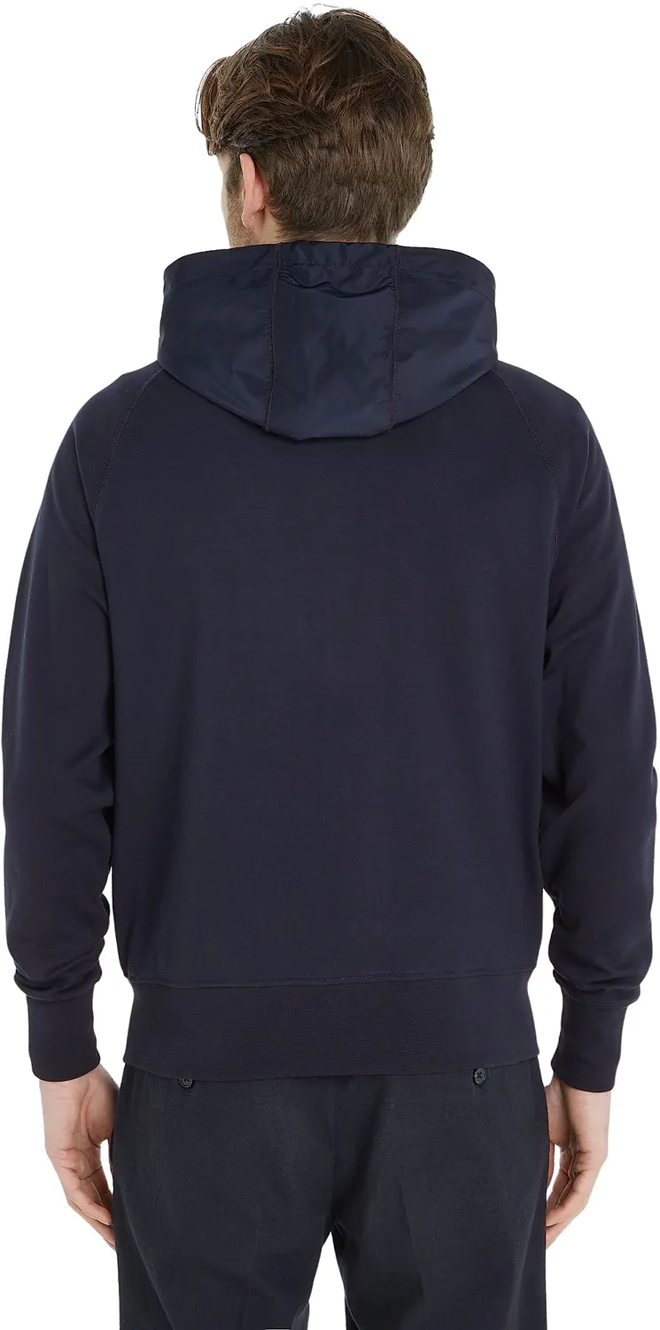 Tommy Hilfiger Mix Media MW0MW32669 felpa zip unisex L blu