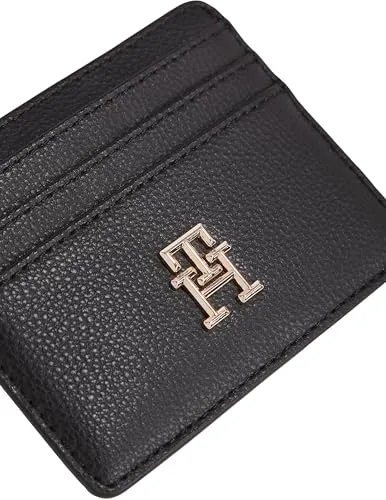 Tommy Hilfiger Soft Logotape Piccolo portacarte nero unico