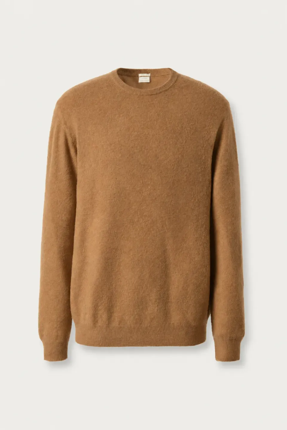 Massimo Alba Kane maglione girocollo cannella cashmere