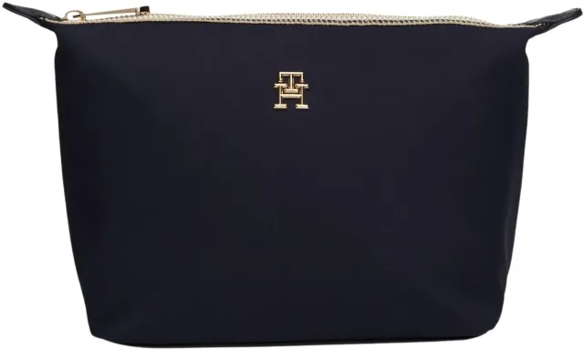 Tommy Hilfiger Poppy Washbag beauty case blu con cerniera