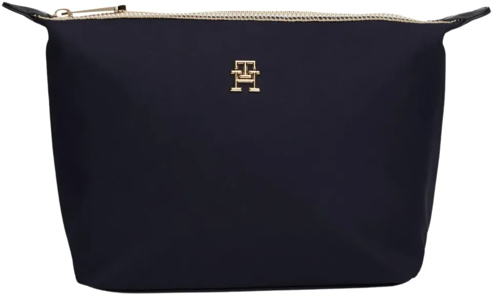 Tommy Hilfiger Poppy Washbag beauty case blu con cerniera