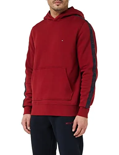 Tommy Hilfiger Prep Tape MW0MW29578 felpa cappuccio uomo nastro