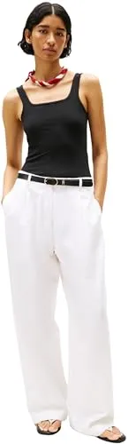 Tommy Hilfiger Canotta Slim a Costine Taglia M