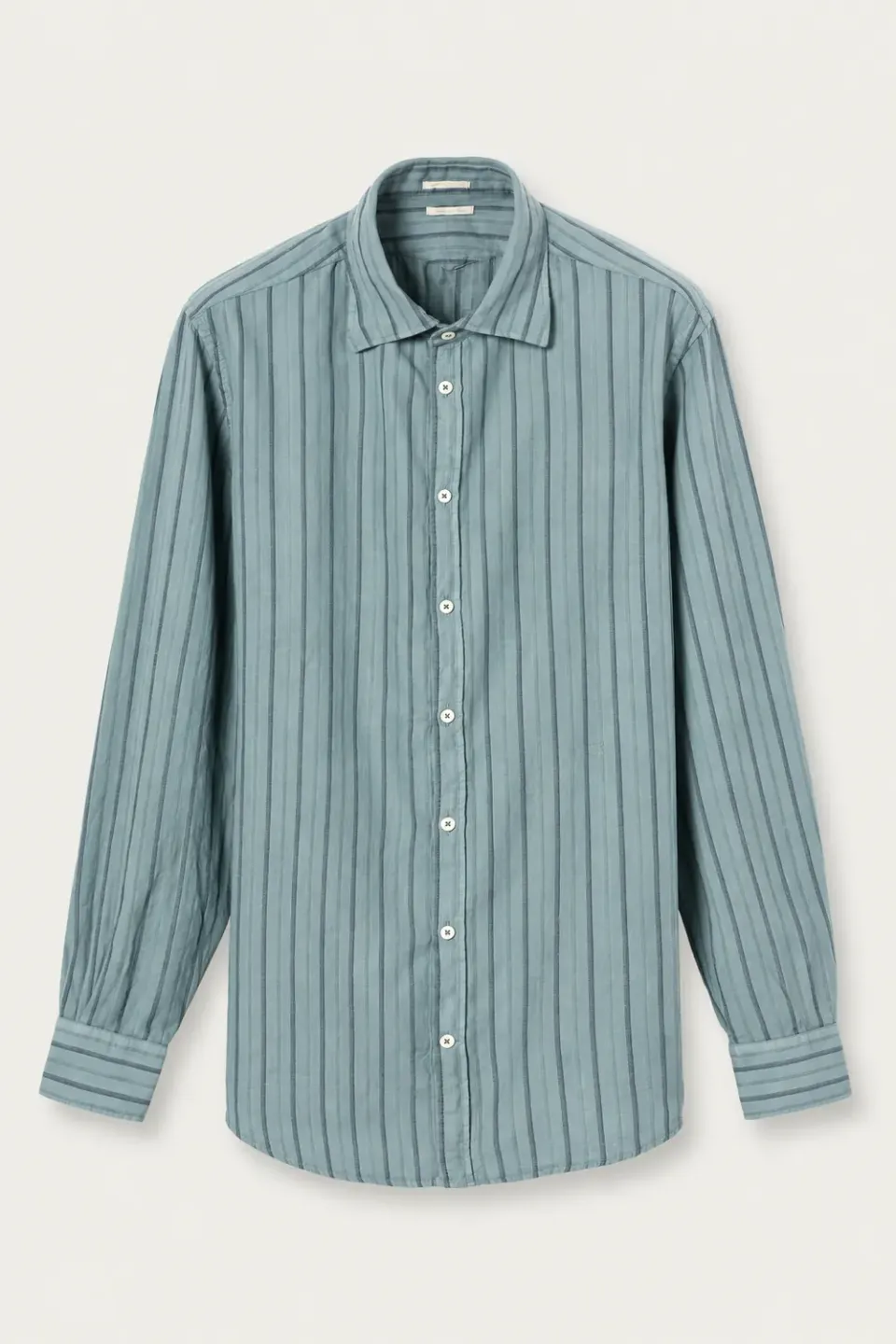 Massimo Alba Genova giacca camicia cotone air blue