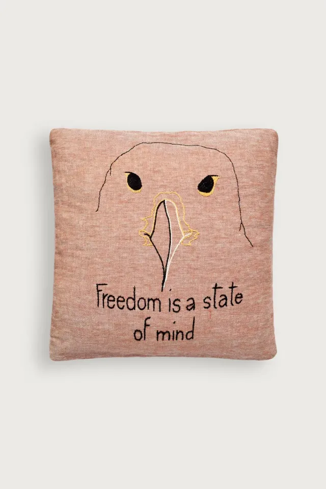Massimo Alba Pillow cuscino copper cotone ricamato