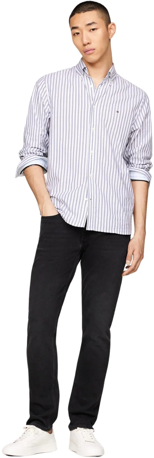 Tommy Hilfiger Straight Fit jeans uomo neri 38W/36L
