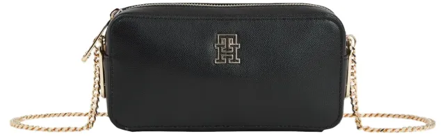 Tommy Hilfiger Th Timeless Chain borsa camera donna nera