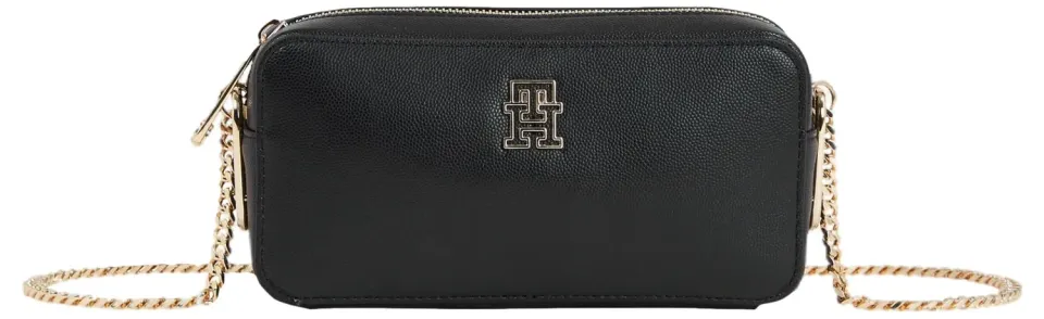 Tommy Hilfiger Th Timeless Chain borsa camera donna nera