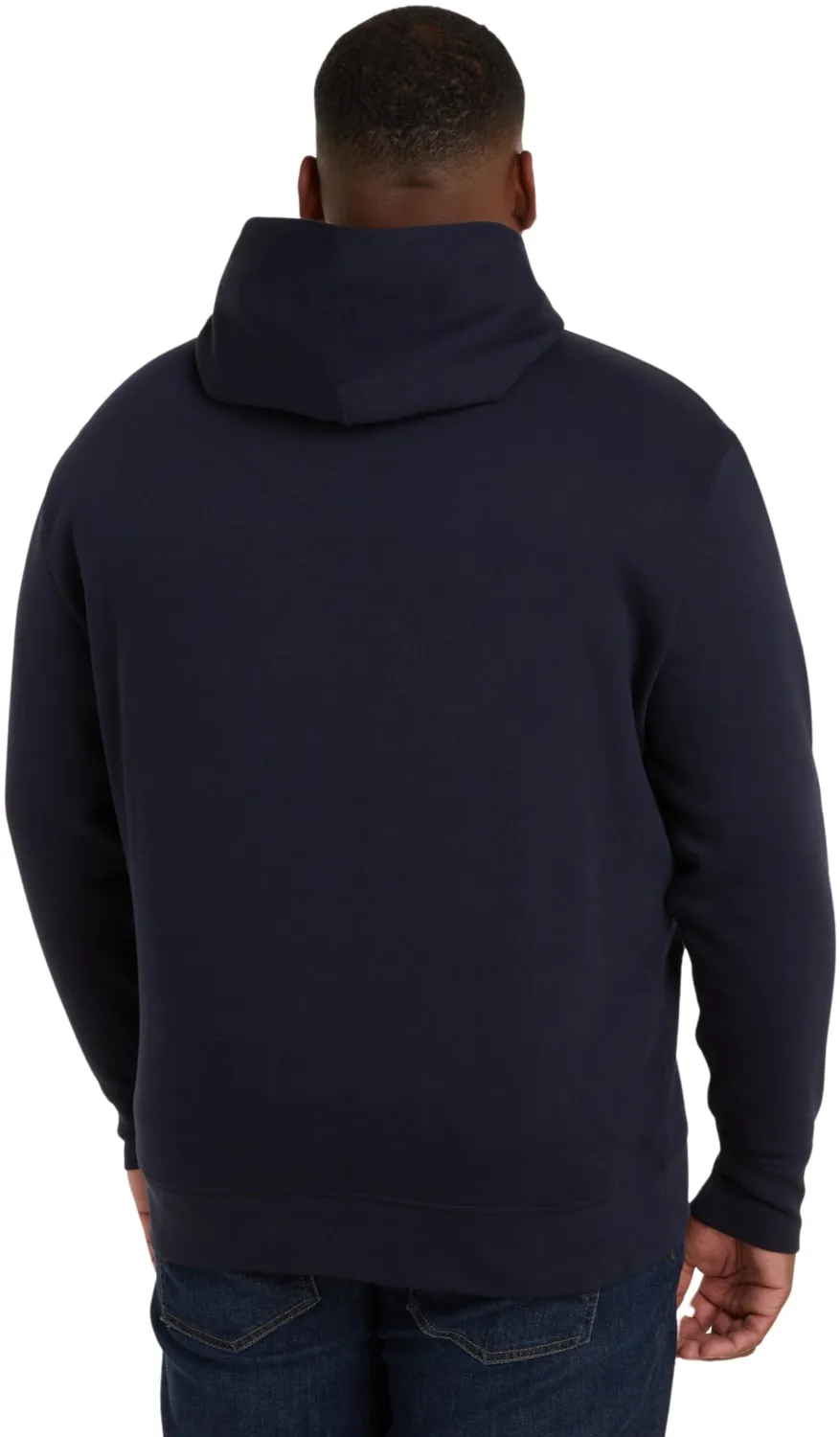 Tommy Hilfiger felpa cappuccio uomo XXL Tall blu cotone