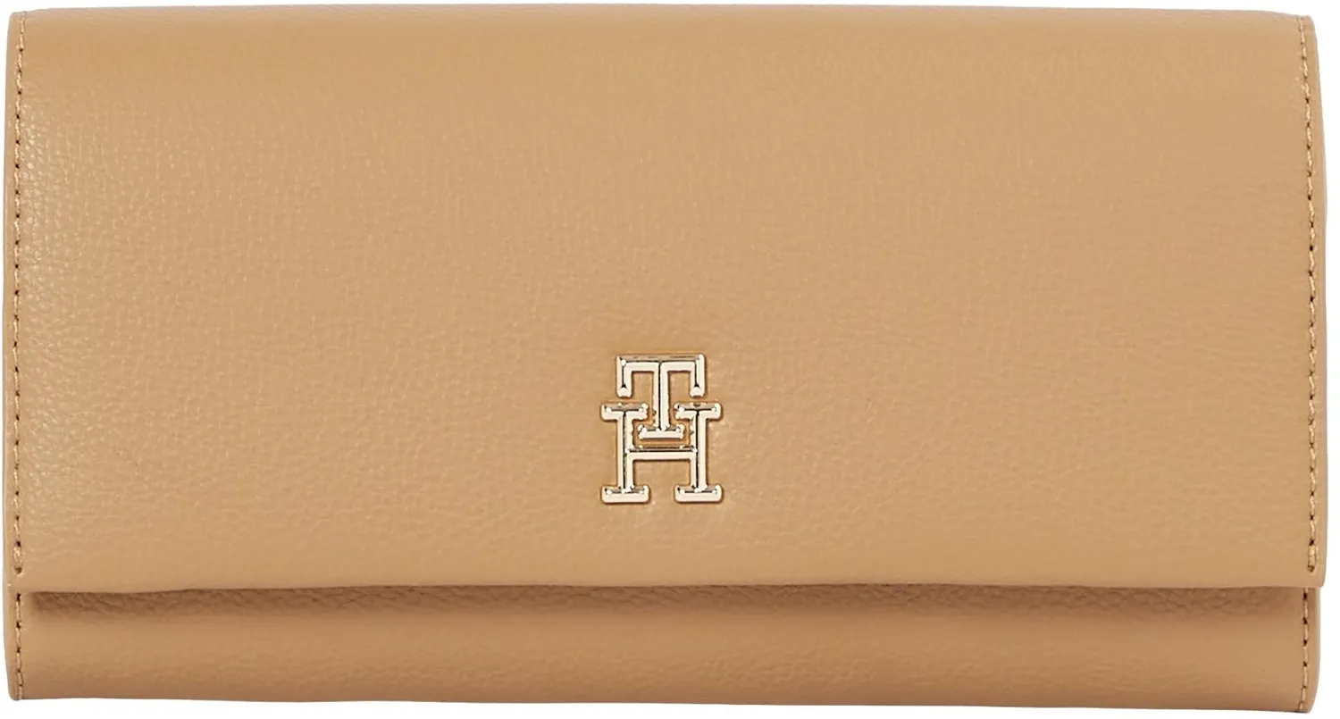 Tommy Hilfiger Legacy Flap portafoglio donna nero chiusura busta