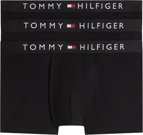 Tommy Hilfiger UM0UM03900 t-shirt uomo nera XL cotone