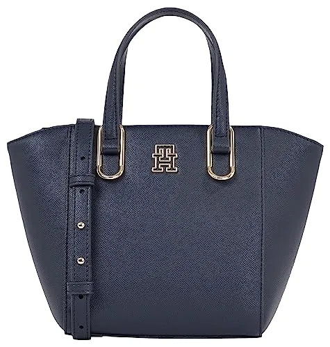 Tommy Hilfiger Timeless tote media donna blu shopper