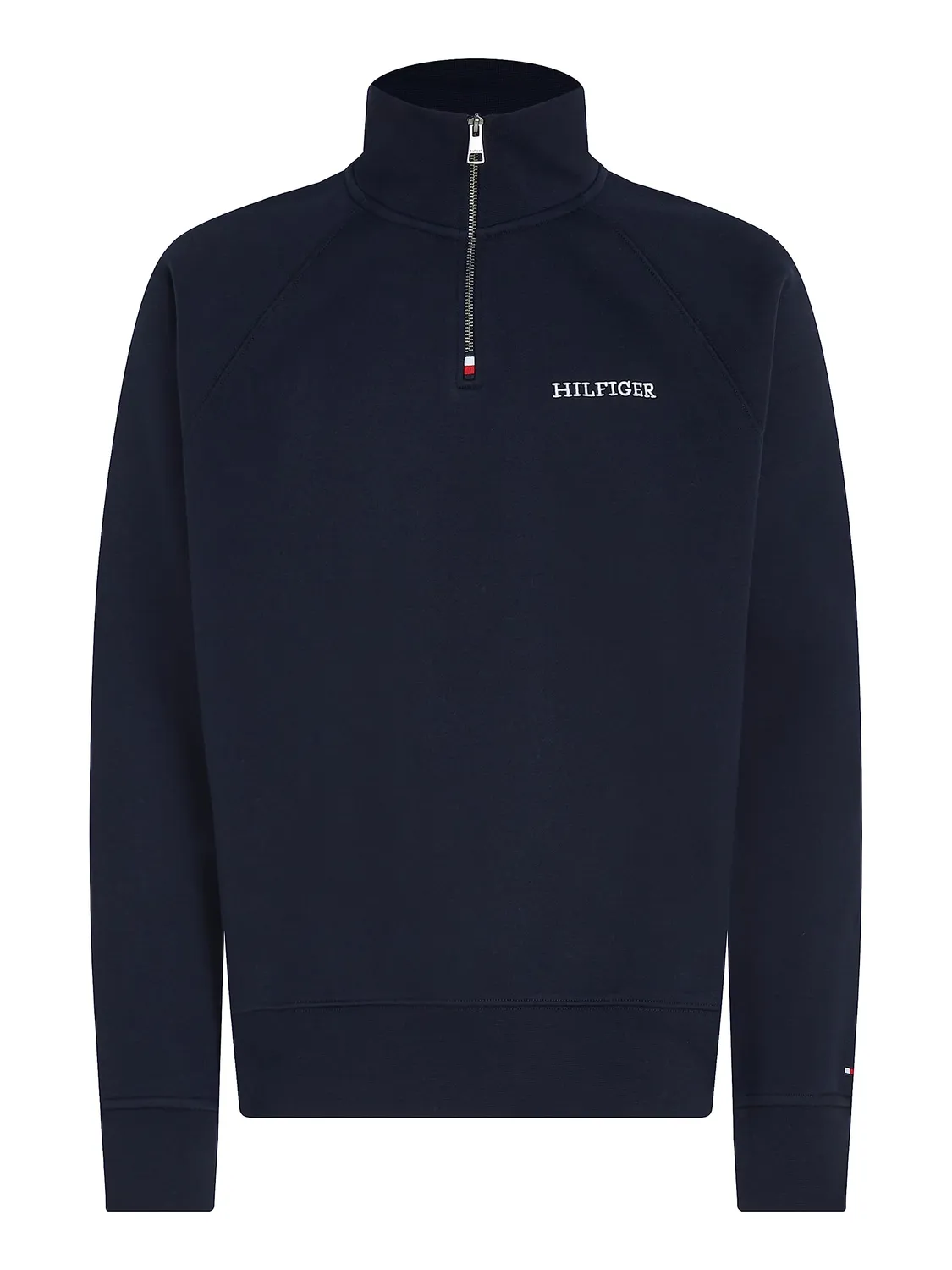 Tommy Hilfiger Monotype MW0MW32737 felpa mezza zip uomo