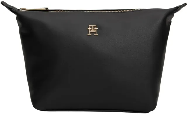 Tommy Hilfiger Poppy Reform Washbag beauty case nero lucido