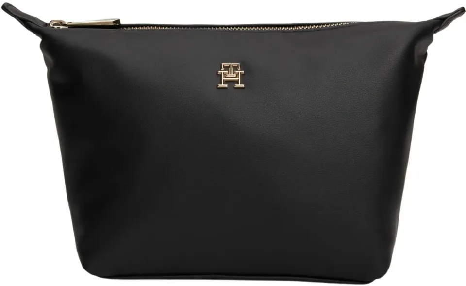 Tommy Hilfiger Poppy Reform Washbag beauty case nero lucido