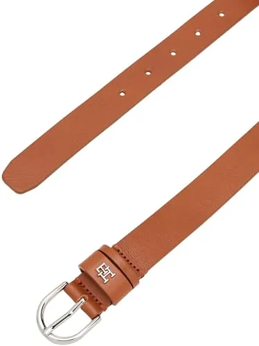 Tommy Hilfiger Essential Effortless 2,5 cm cintura donna pelle nera