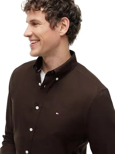 Tommy Hilfiger Heritage Oxford MW0MW35774 camicia L marrone