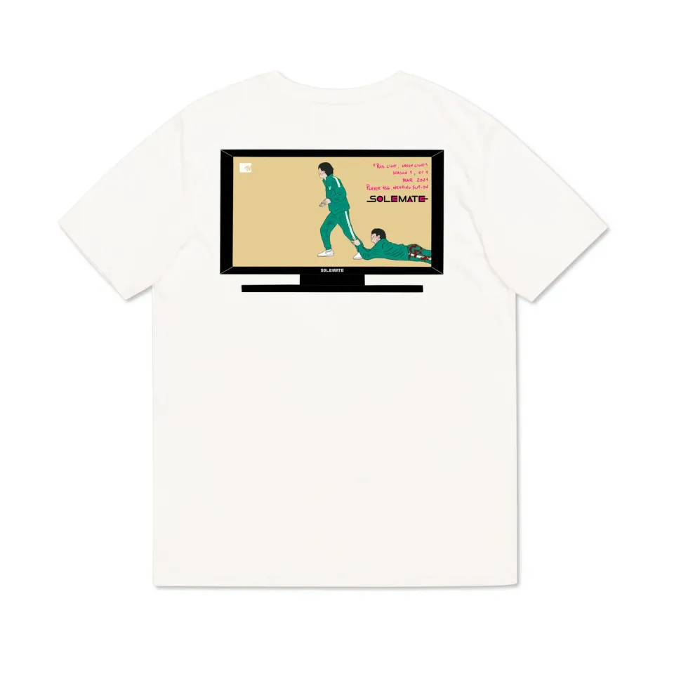 Solemate STV Player 456 t-shirt bianca cotone