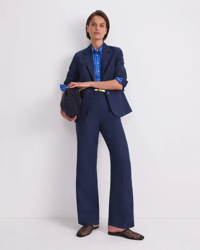 Sportscraft Freya Straight Linen pantaloni lino 100%