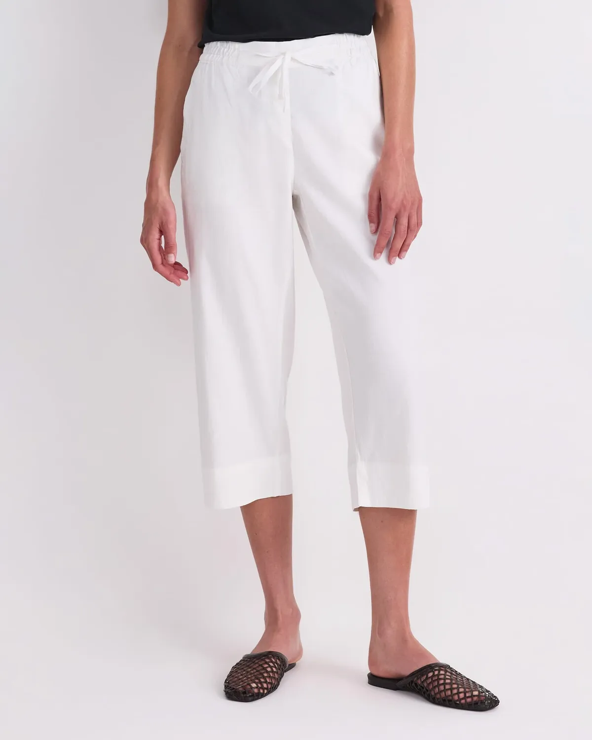 Sportscraft Rosa Crop Linen pantalone donna lino corto