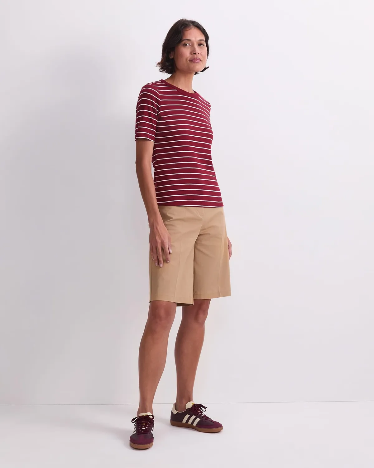 Sportscraft Heidi Stripe Tee t-shirt donna righe coste