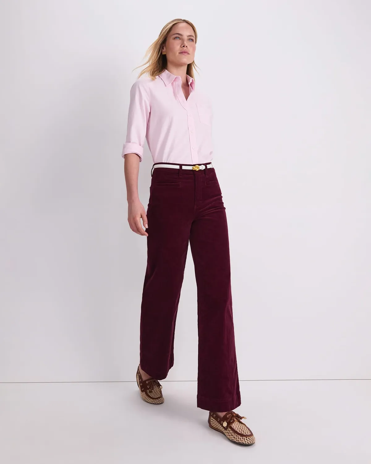 Sportscraft Cleo Cord Wide Leg 121410 jeans donna velluto