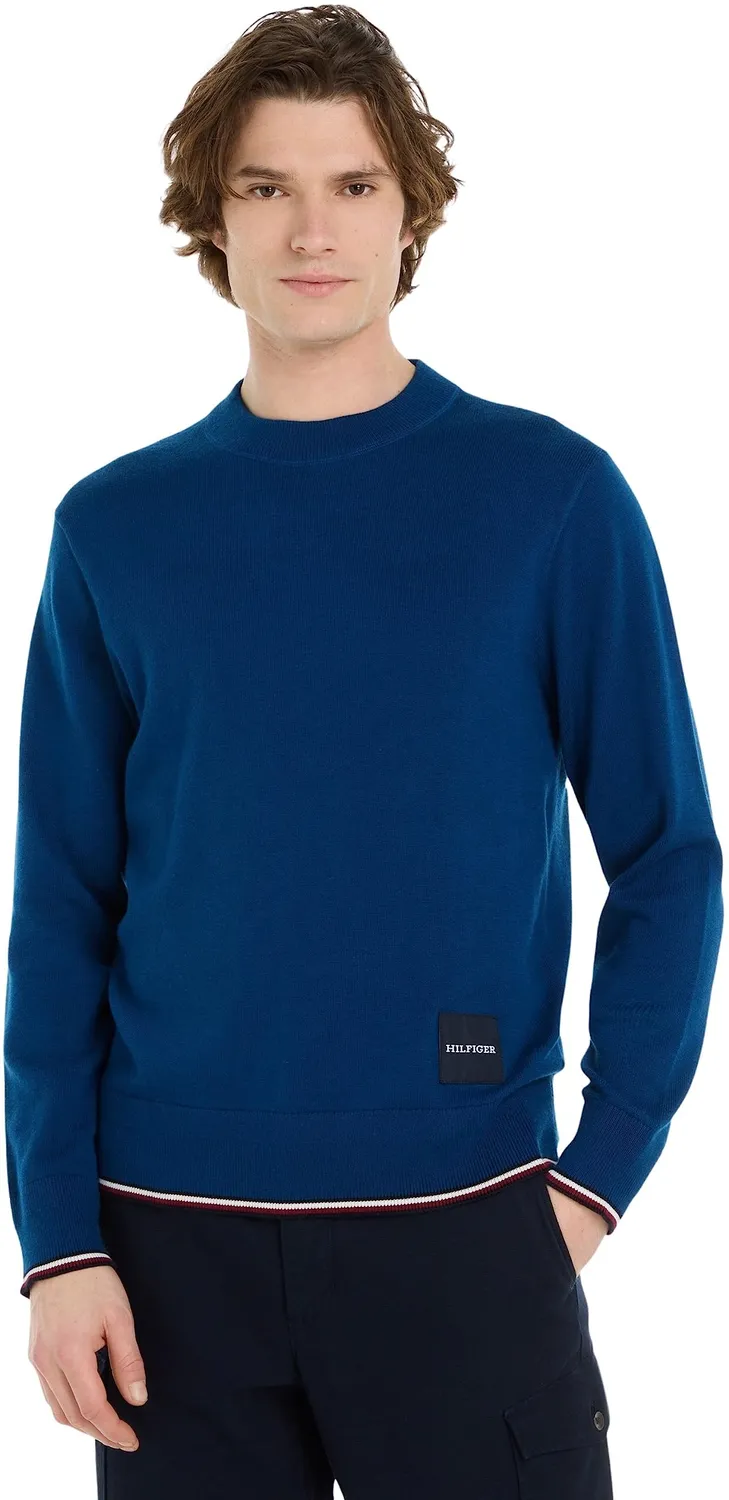 Tommy Hilfiger Tipped Crew Neck maglione uomo girocollo