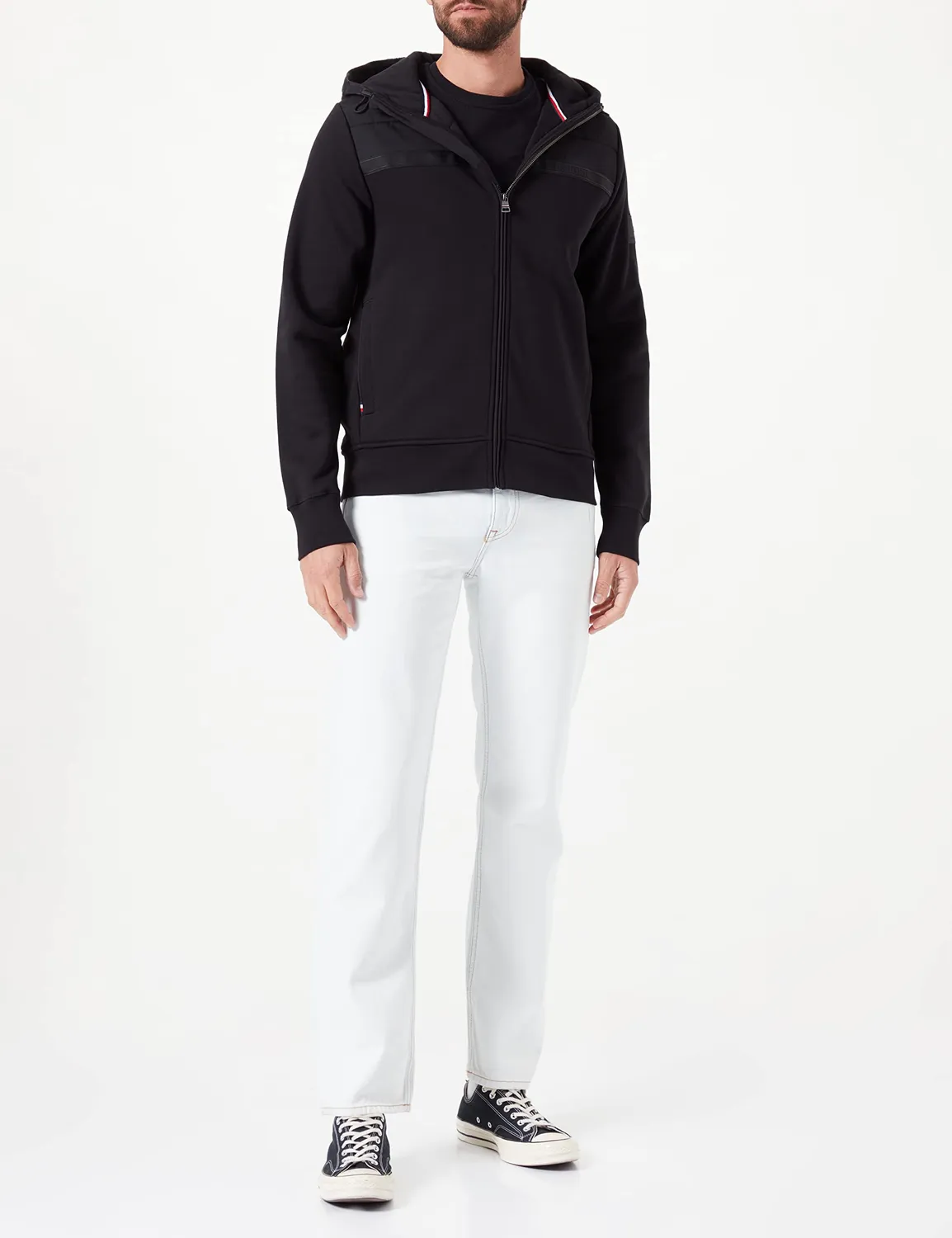 Tommy Hilfiger Mix Media MW0MW29305 felpa zip uomo