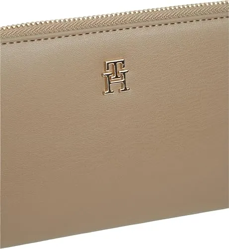 Tommy Hilfiger TH Icon AW0AW17744 Portafoglio Donna Khaki Large