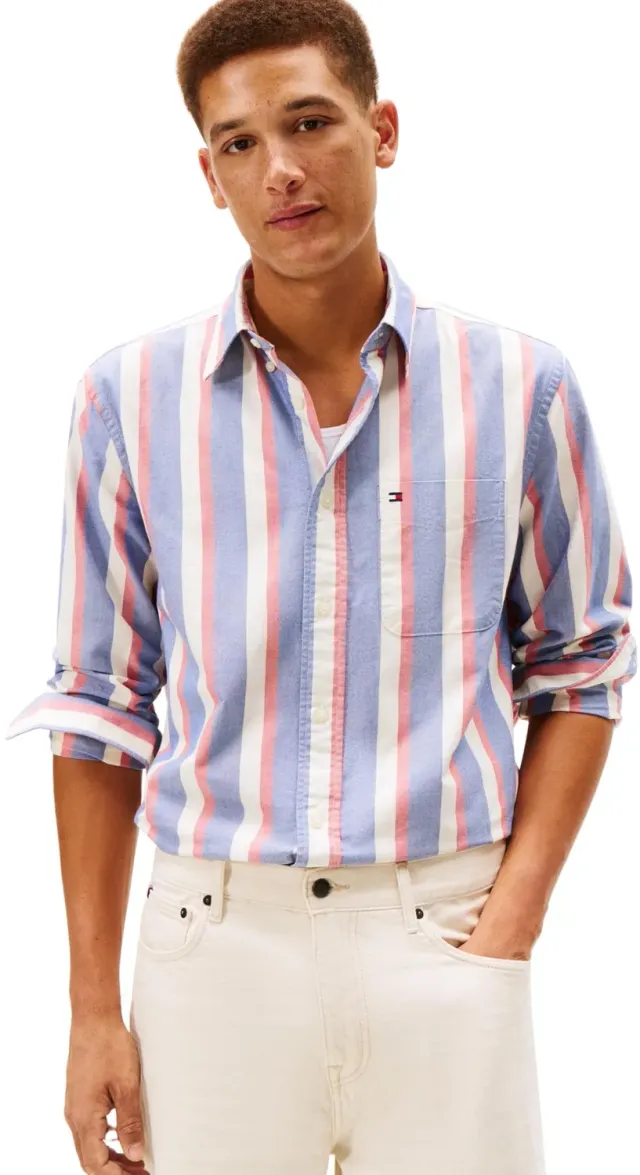 Tommy Hilfiger Heritage Oxford Camicia Uomo M Manica Lunga