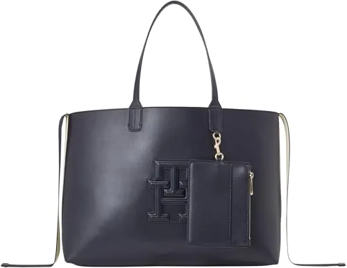 Tommy Hilfiger borsa donna con tasca interna shopping giornaliera