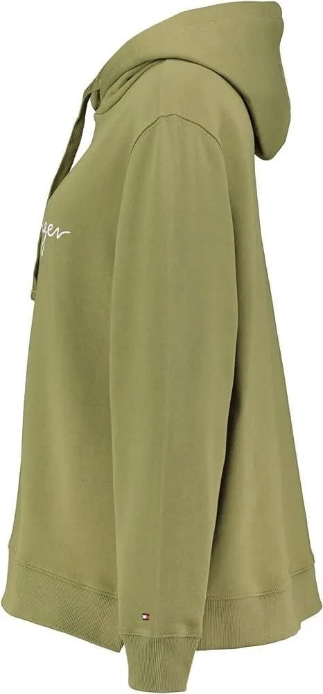 Tommy Hilfiger felpa donna cappuccio Desert Sky 50 Tall