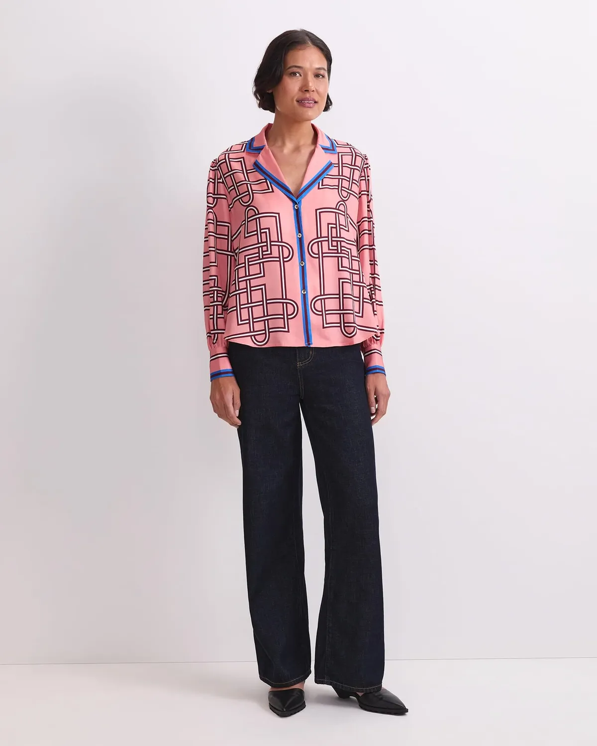 Sportscraft Rhodes Print camicia donna viscosa foulard