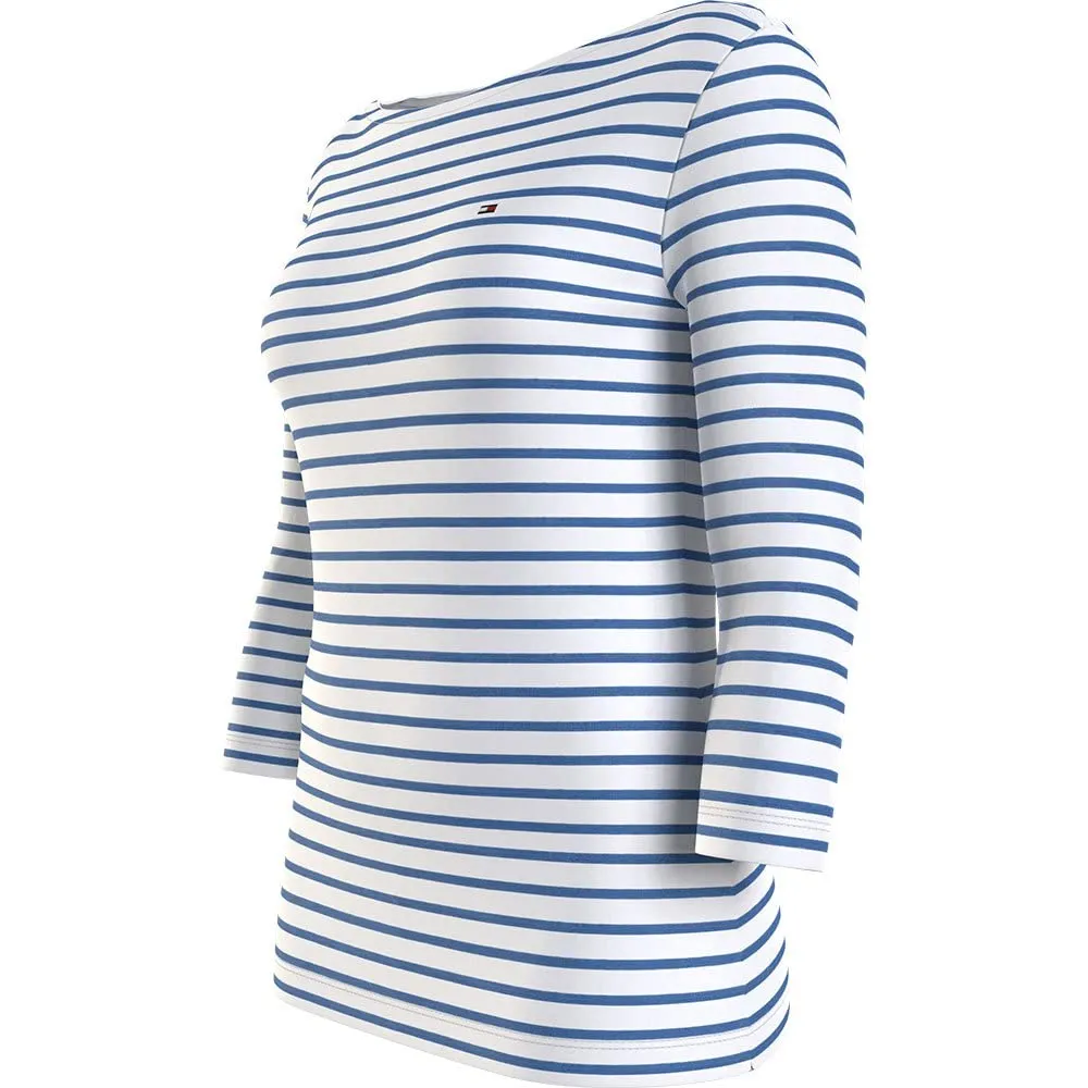 Tommy Hilfiger Basic t-shirt maniche lunghe donna cotone