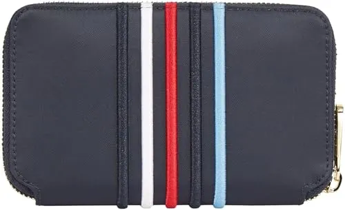 Tommy Hilfiger Portafoglio Donna Blu Space Blue con cerniera
