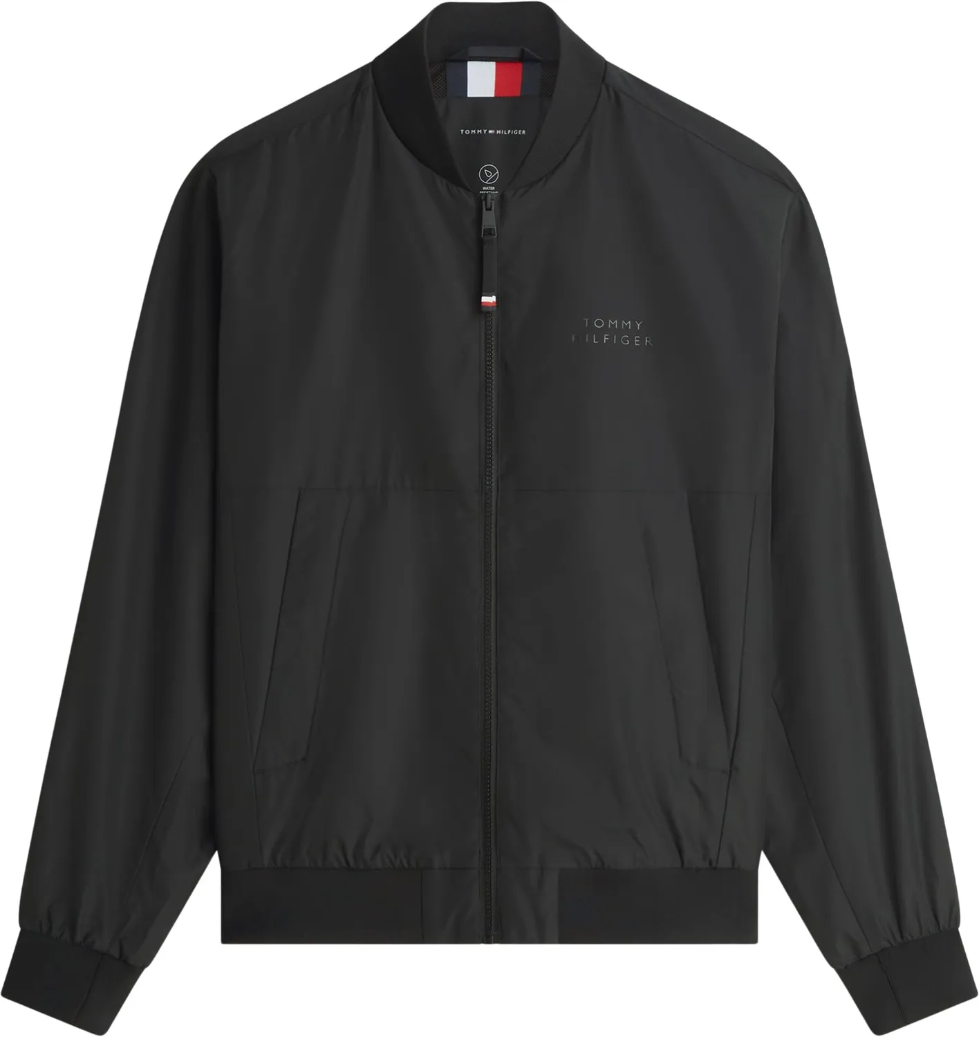 Tommy Hilfiger Branded Bomber Collo Baseball Giubbotto Uomo L Nero