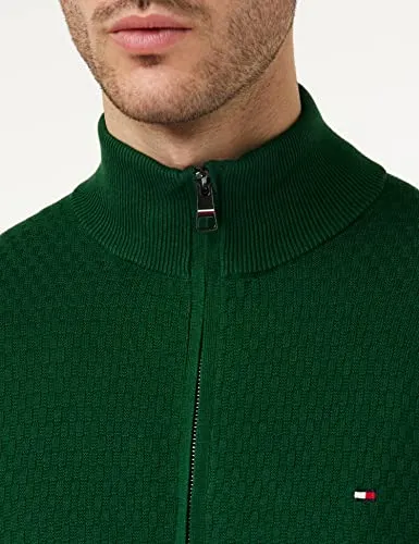 Tommy Hilfiger Cross Structure MW0MW29030 cardigan uomo con zip
